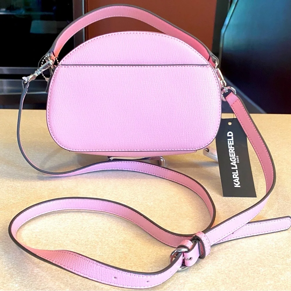 KARL LAGERFELD Paris Maybelle Top Handle Bag: Powder Blush, NWT